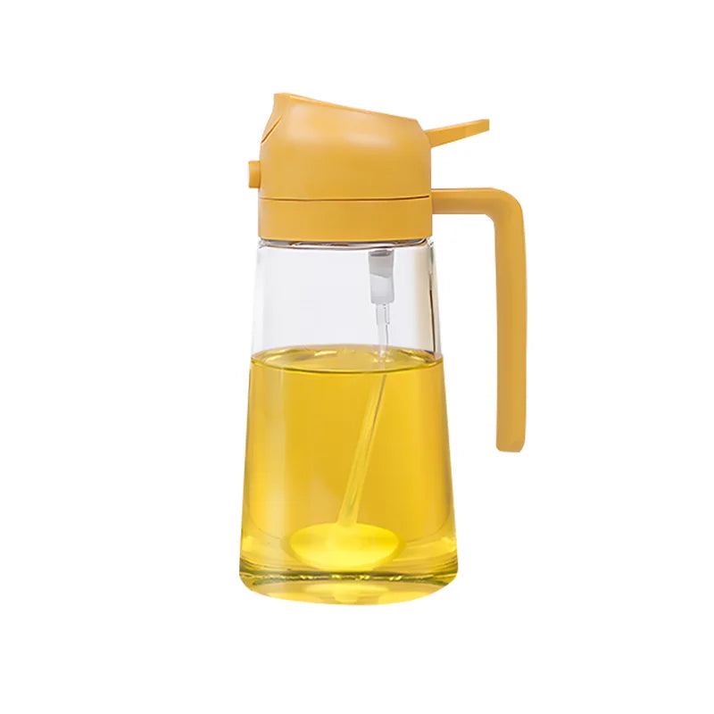 Oil Sprayer Oil Jar Kitchen Household Can Pour Oil Spray Bottle 2In1 Atomized Oil Spray Bottle Oil Spray Bottle Cooking Utensils