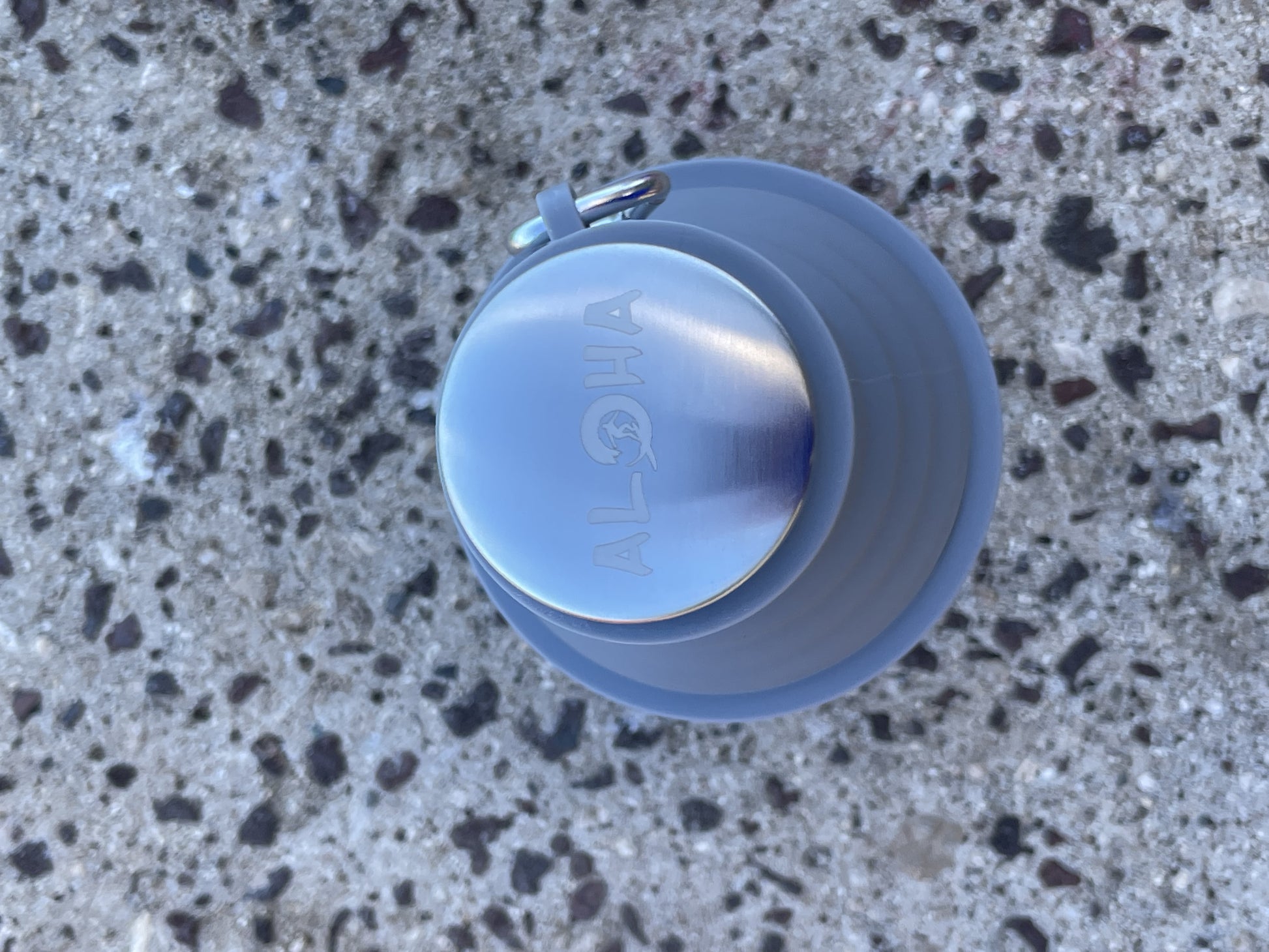 ALOHA Collapsible Water Bottle 23 Oz Lightweight, Reusable, BPA Free Silicone, Foldable Water Bottles for Travel, Gym, Camping, Hiking, Sports, Portable, Leak Proof
